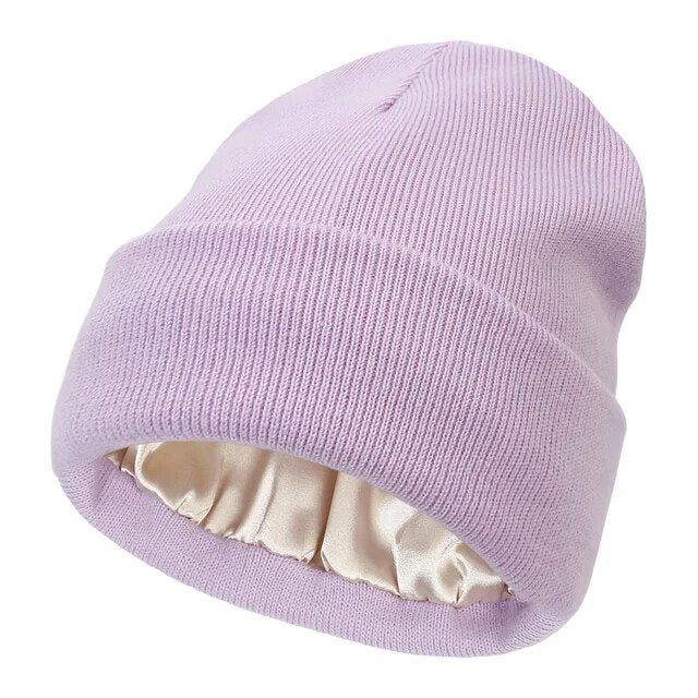 Satin Lined Warm Beanie