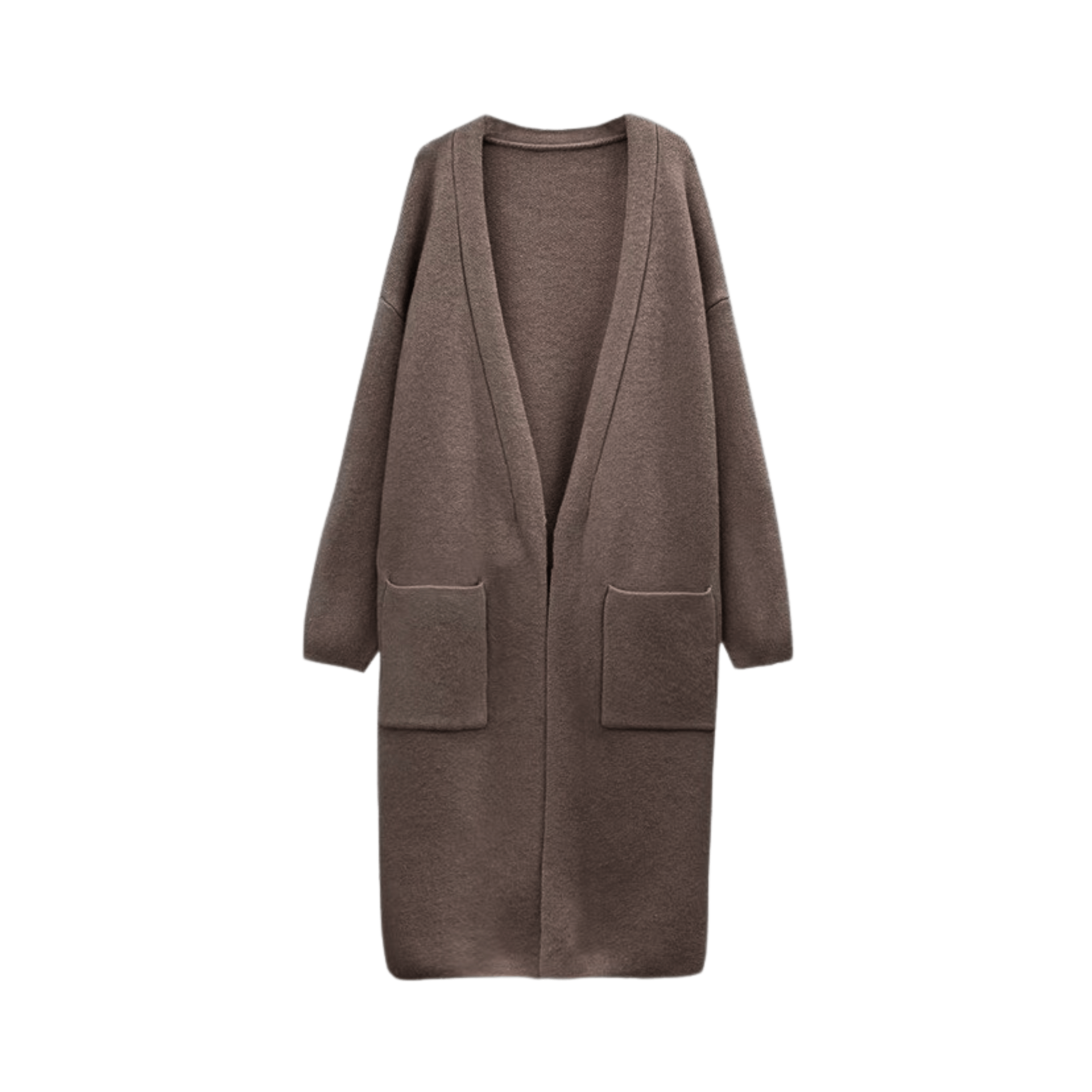 Classic Faux Wool Knitted Coat