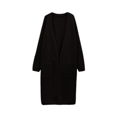 Classic Faux Wool Knitted Coat