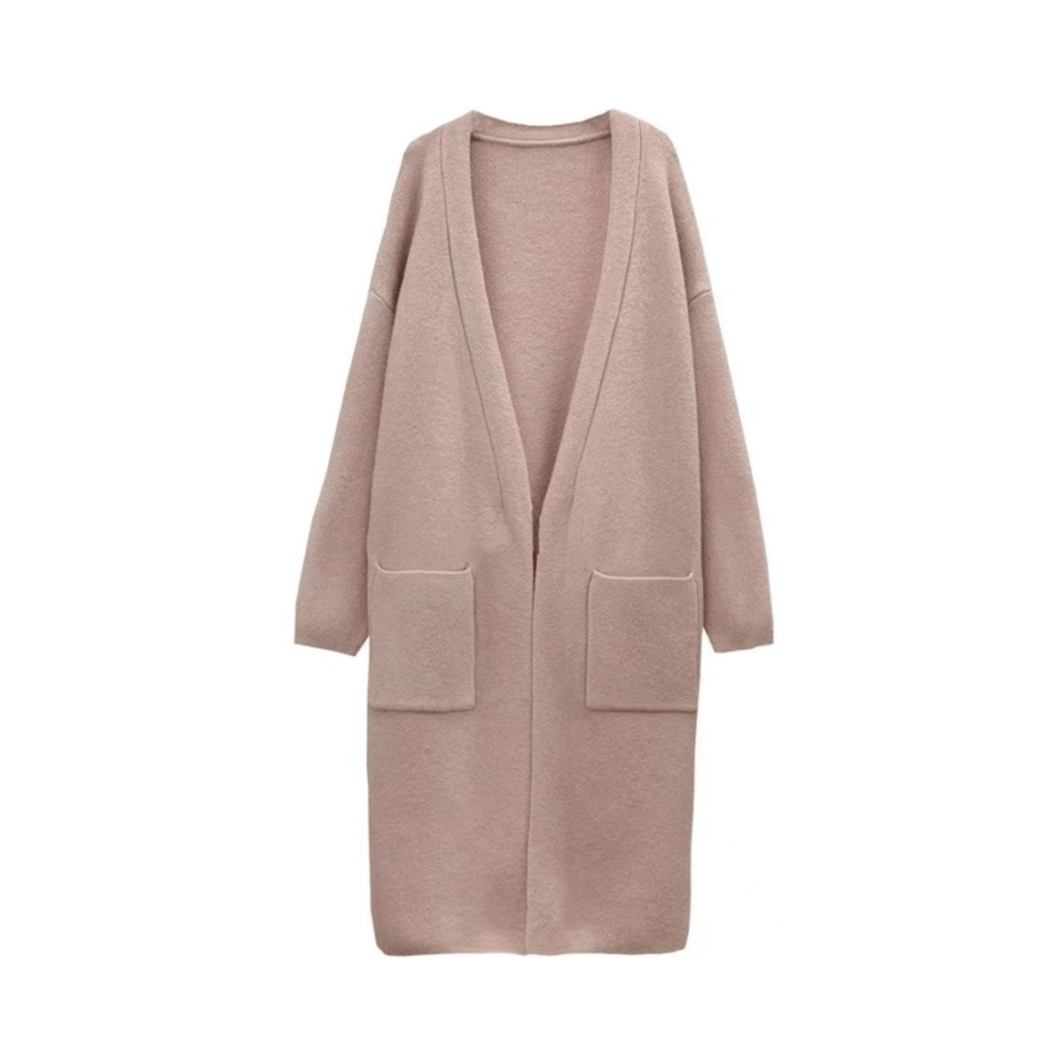 Classic Faux Wool Knitted Coat