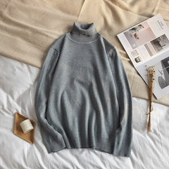 Classic Turtleneck Knit Sweater