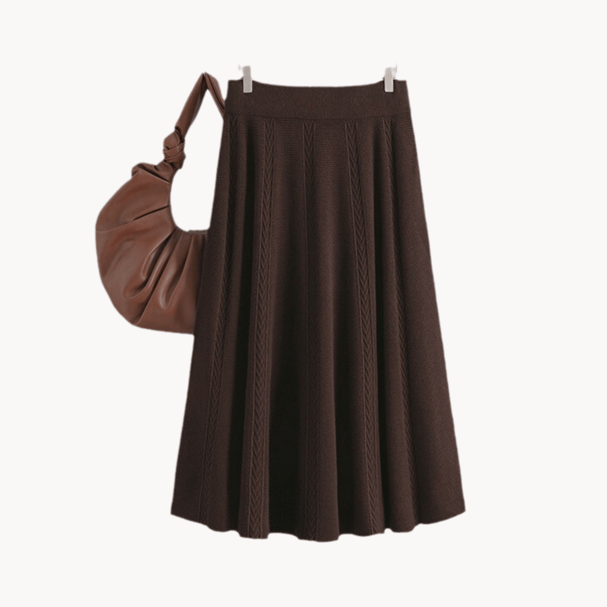 Classic Umbrella Knit Skirt