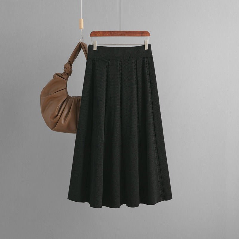 Classic Umbrella Knit Skirt