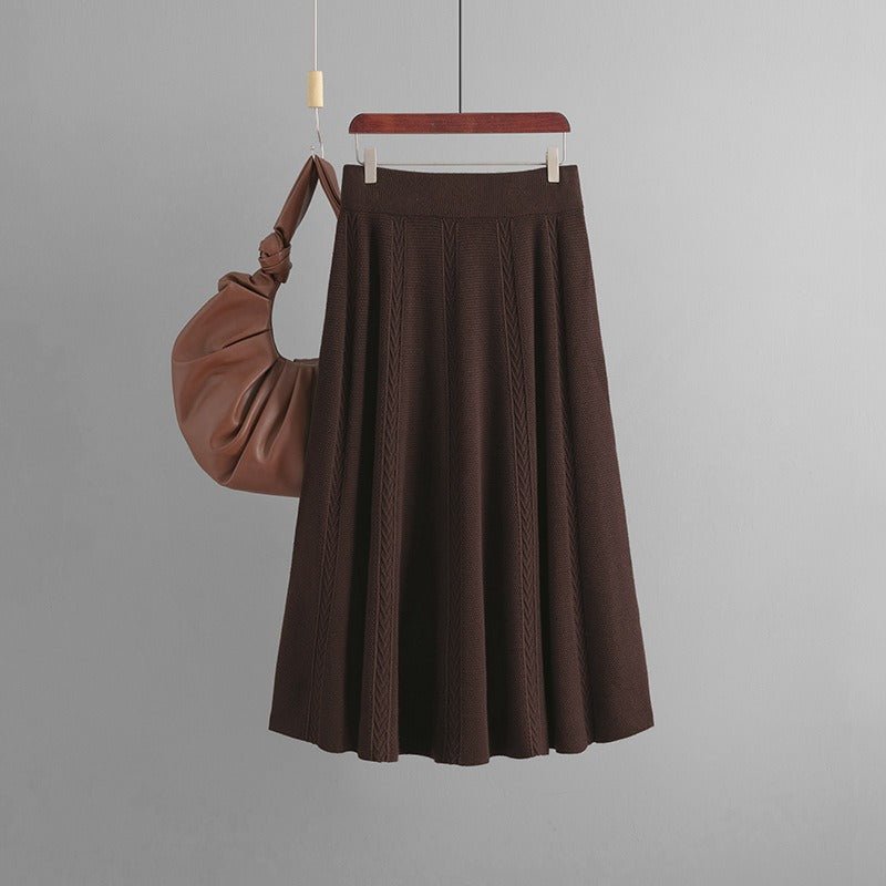 Classic Umbrella Knit Skirt