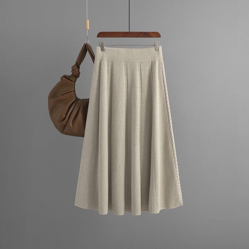 Classic Umbrella Knit Skirt