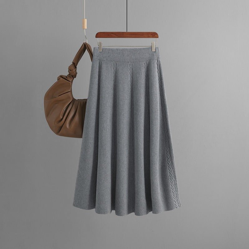 Classic Umbrella Knit Skirt