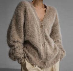 Contrast Color Cardigan