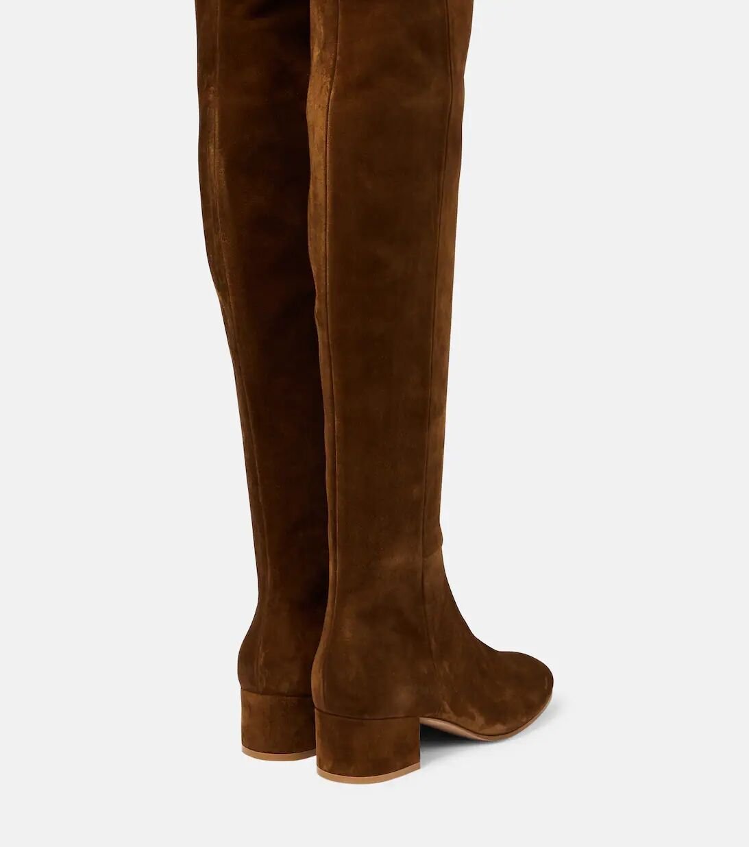 Cow Suede Over the Knee Boots