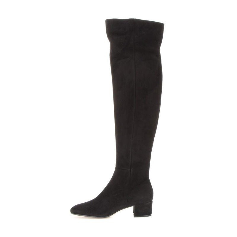 Cow Suede Over the Knee Boots