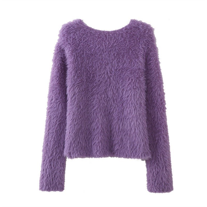 Cozy Mohair Knit Sweater