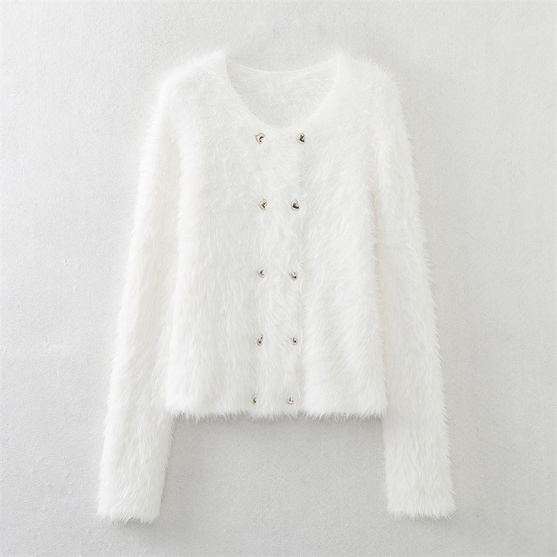 Cozy Mohair Knit Sweater