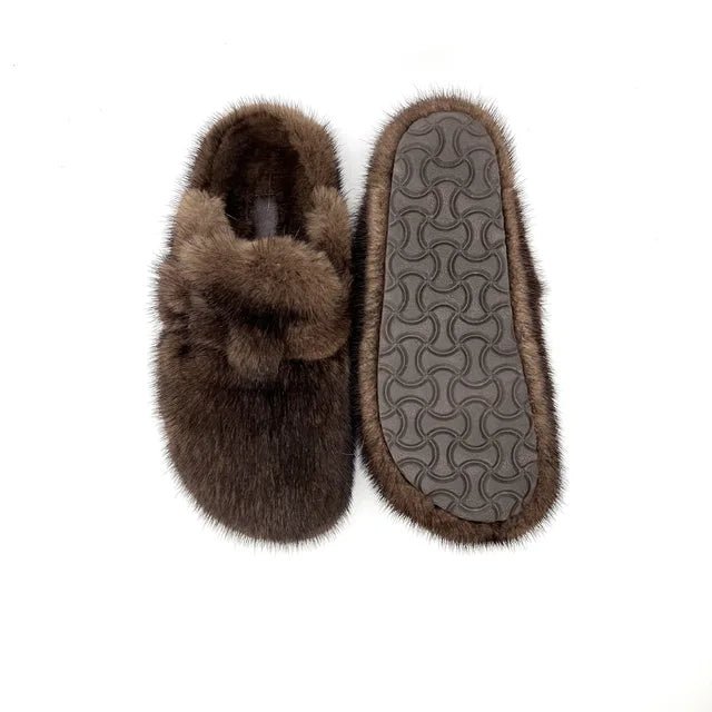 Cozy Winter Fur Slippers