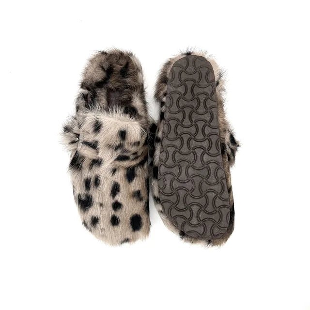 Cozy Winter Fur Slippers