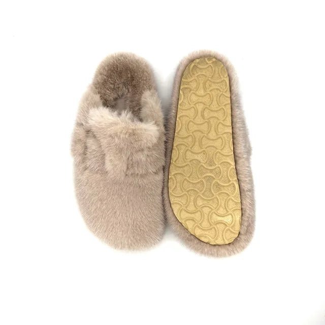 Cozy Winter Fur Slippers