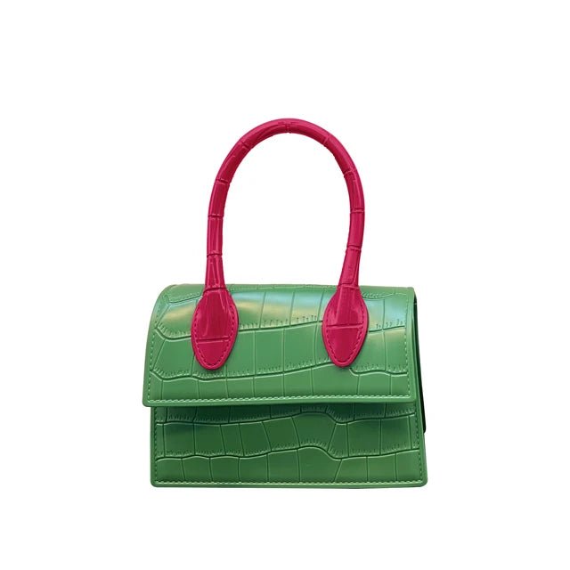 Crocodile Pattern Mini Handbag