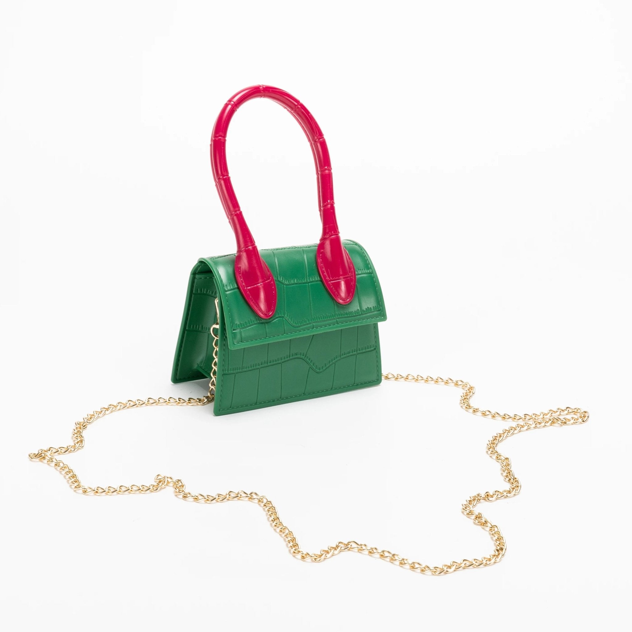 Crocodile Pattern Mini Handbag