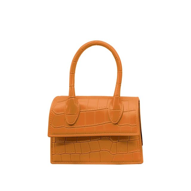 Crocodile Pattern Mini Handbag