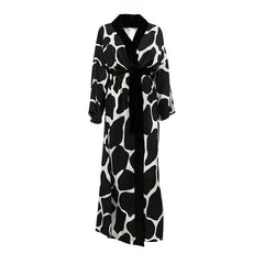 Deep V-Neck Floor Length Dress