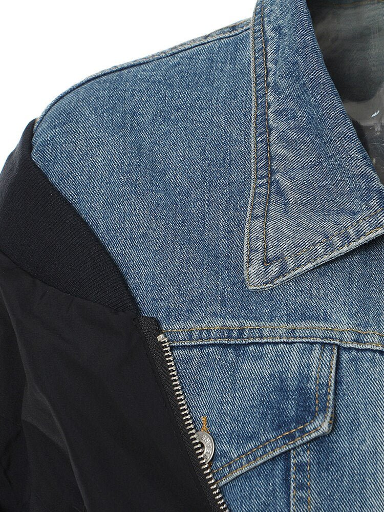 Denim Contrast Jacket