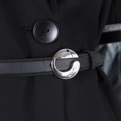 Denim Forearm Sleeves Spliced Coat
