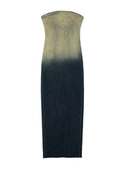 Denim Gradient Dress