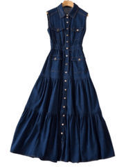 Denim Midi Dress