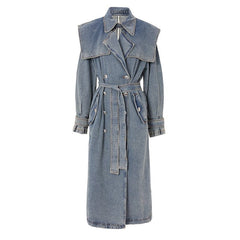 Denim Trench Coat - @irregular_wear