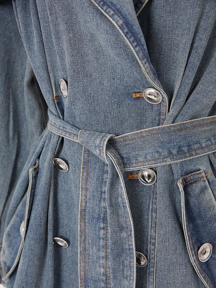 Denim Trench Coat - @irregular_wear