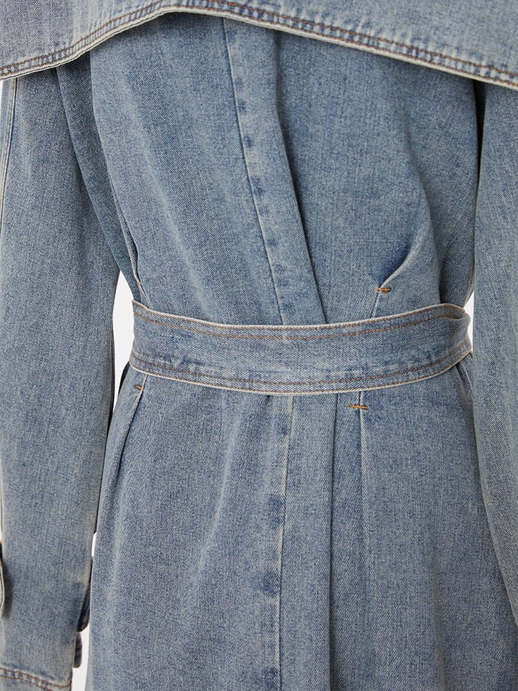 Denim Trench Coat - @irregular_wear