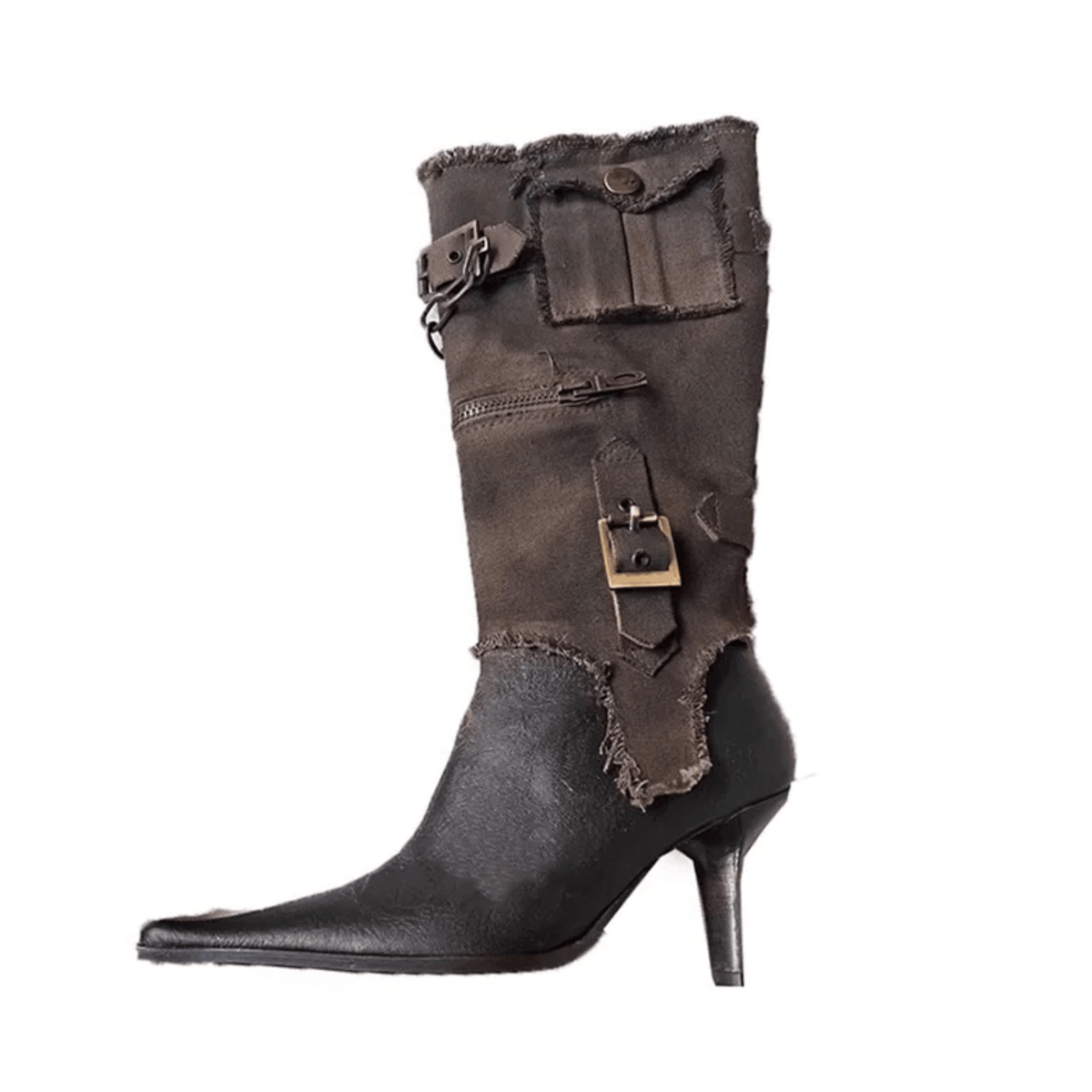 Detachable Tool Sleeve Cowboy Boots