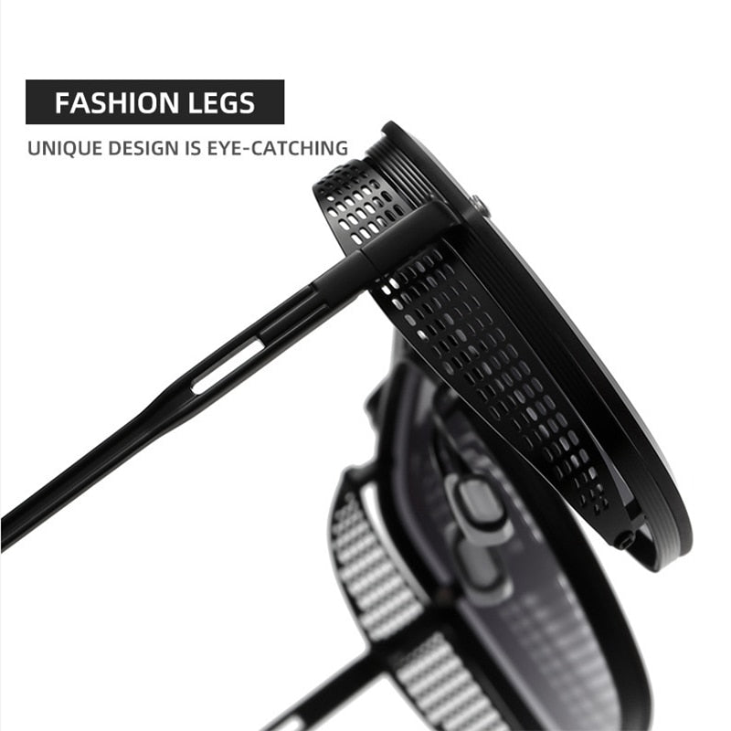 Double Beam Metal Sunglasses