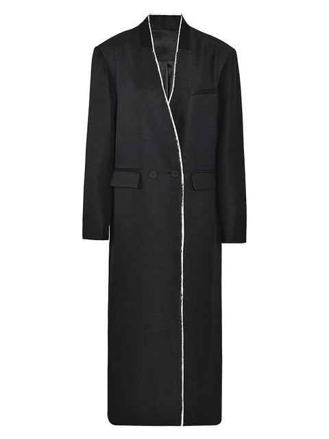 Double Button Long Coat