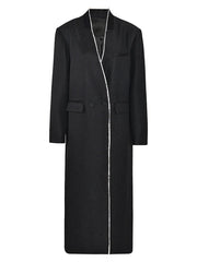 Double Button Long Coat