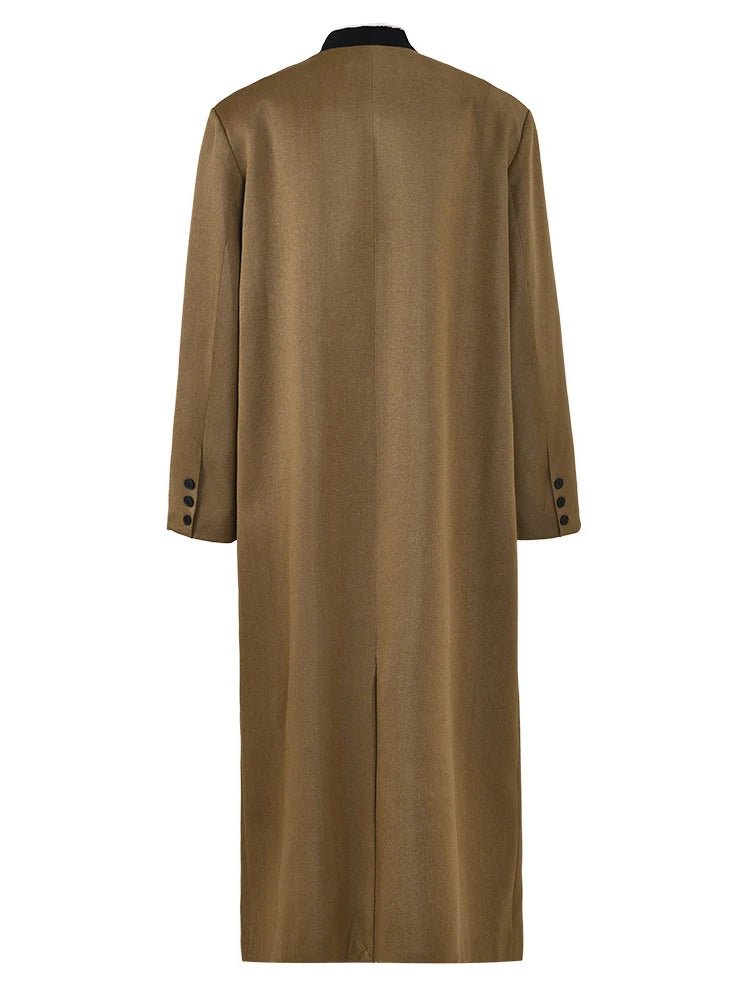 Double Button Long Coat