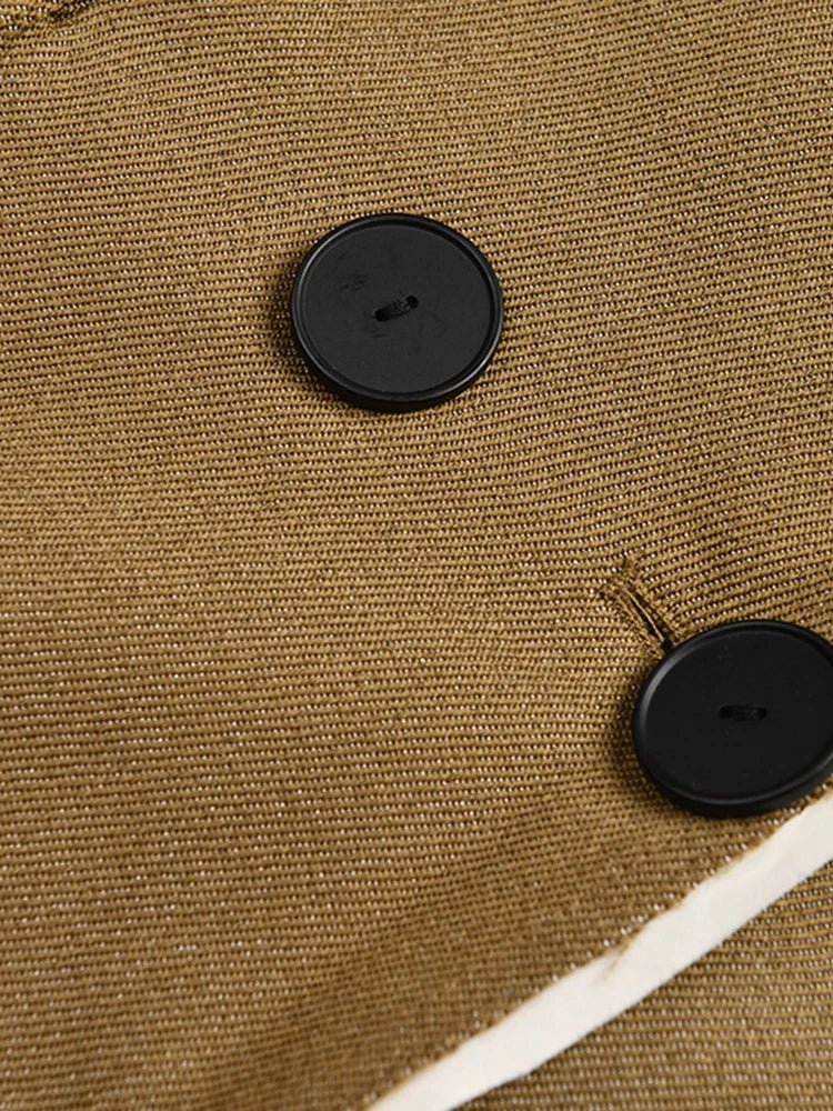 Double Button Long Coat