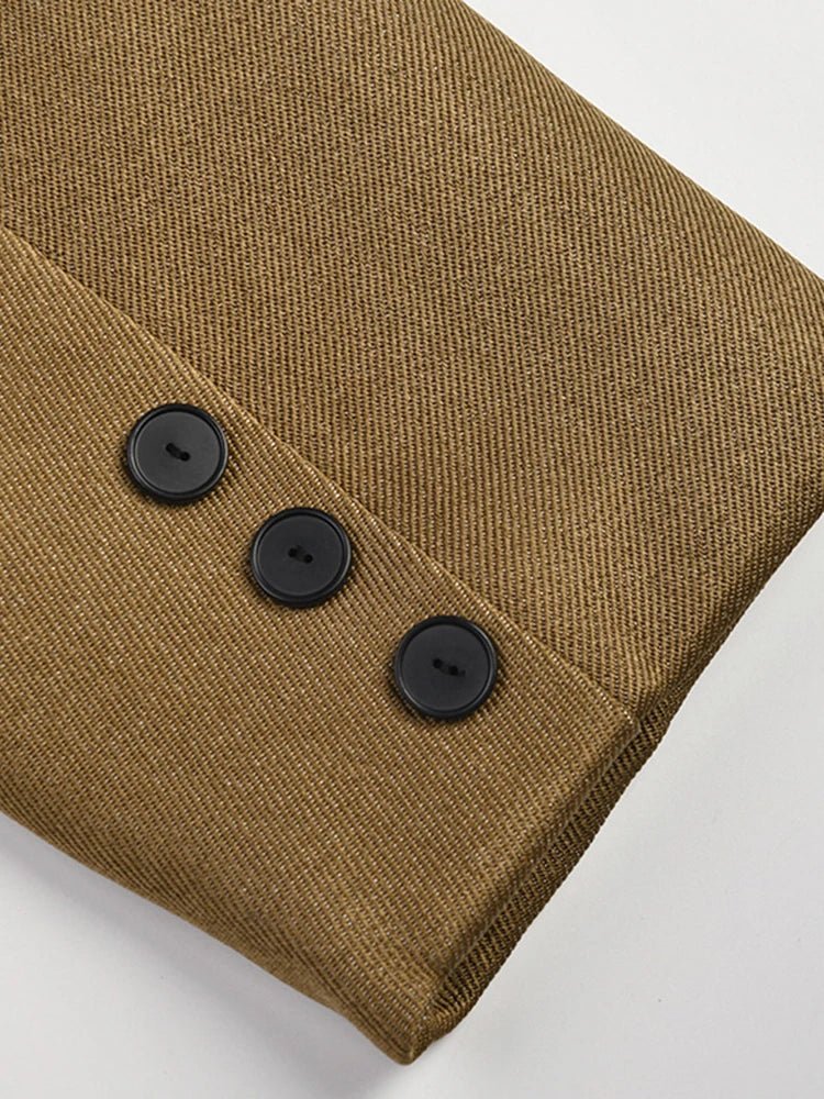 Double Button Long Coat