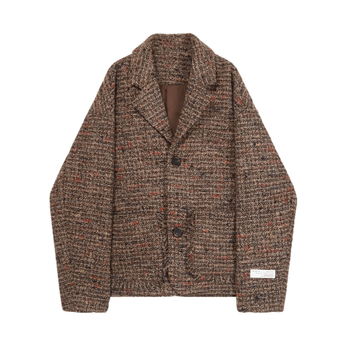 Double Buttons Brown Blazer