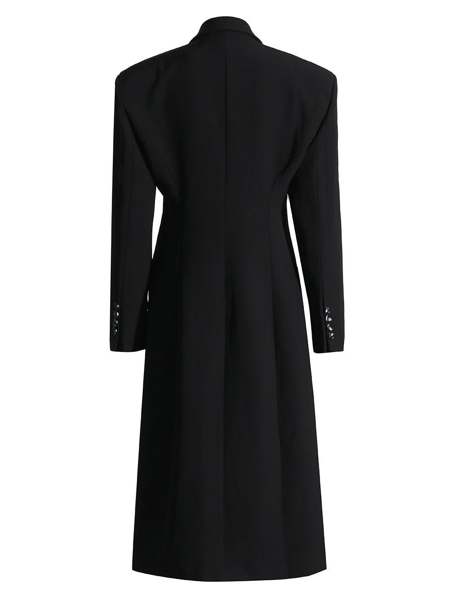 Double Buttons Loose Fit Coat