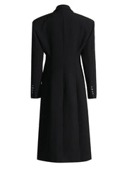Double Buttons Loose Fit Coat