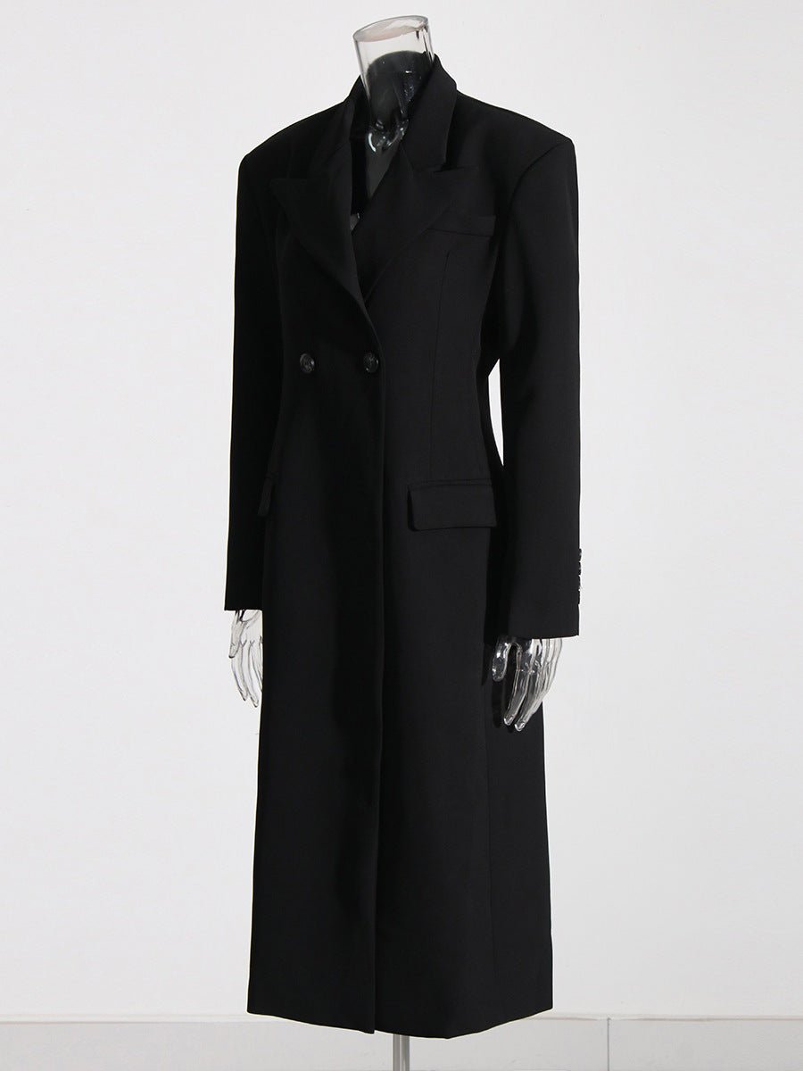 Double Buttons Loose Fit Coat