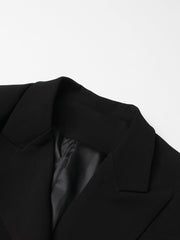 Double Buttons Loose Fit Coat