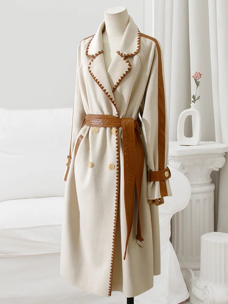 Double Sided Belted Trench Coat