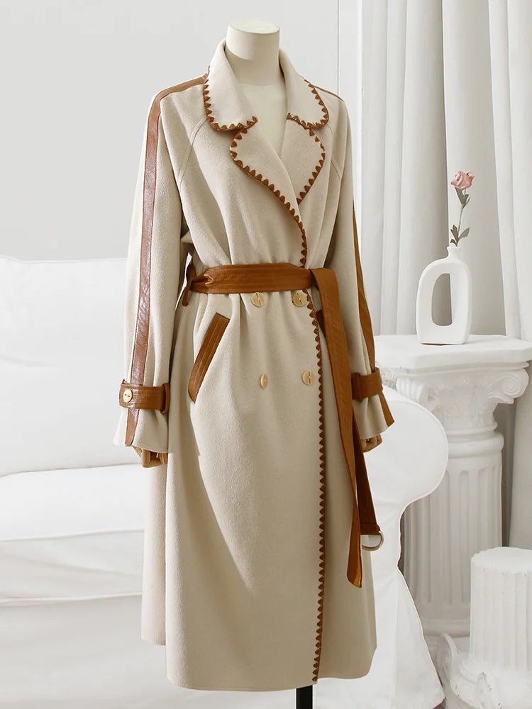 Double Sided Belted Trench Coat