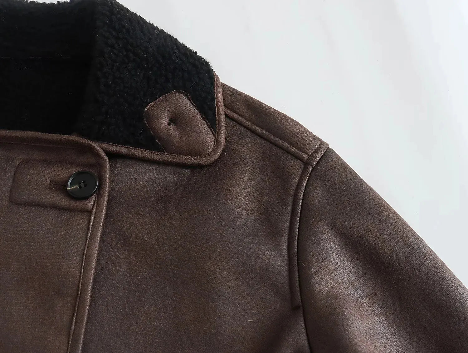 Double Sided Faux Leather Jacket