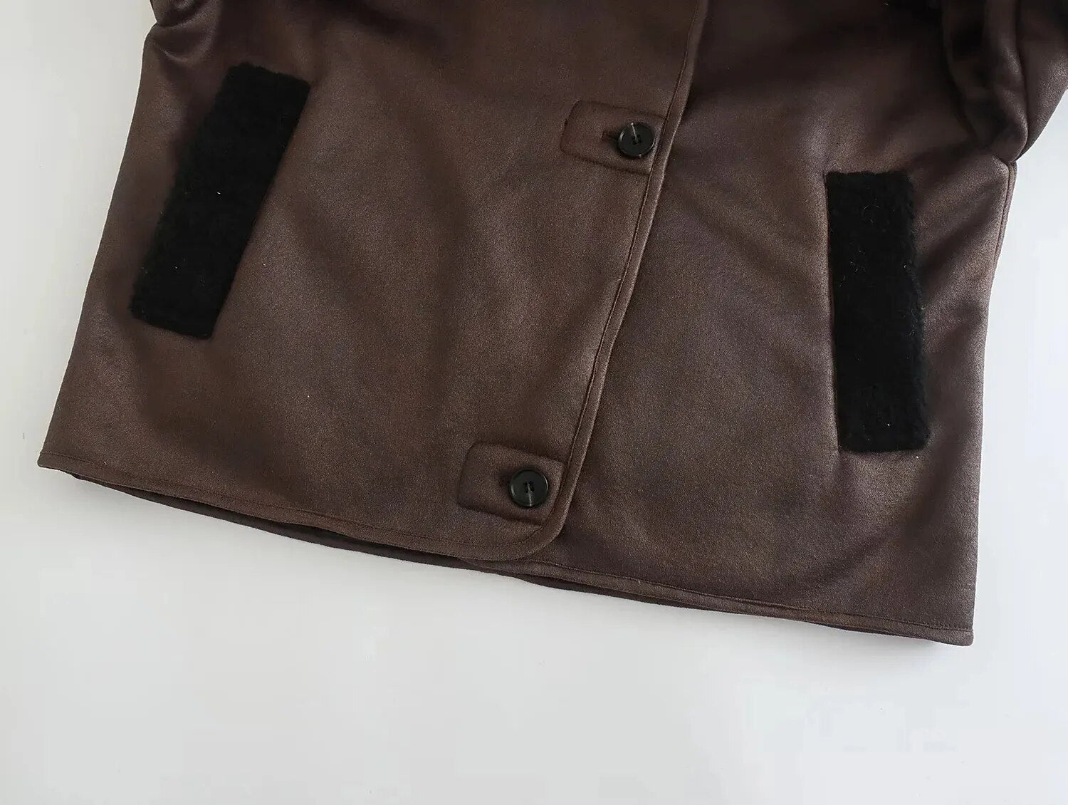 Double Sided Faux Leather Jacket