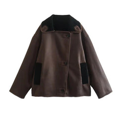 Double Sided Faux Leather Jacket