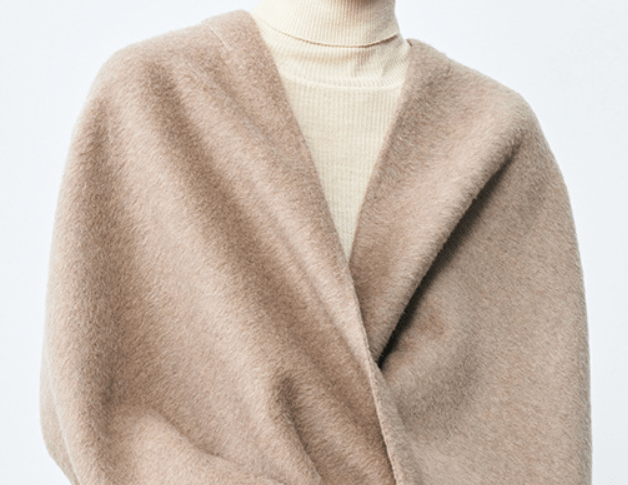 Double-Sided Silhouette Cloak Style Coat