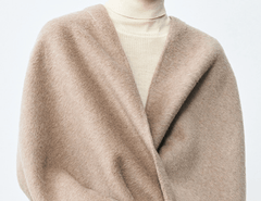Double-Sided Silhouette Cloak Style Coat