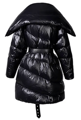 Down Puffer Belted Jacket