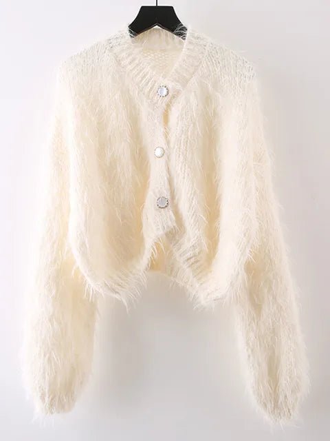 Downy Warm Knitted Short Sweater